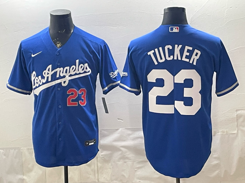 Men Los Angeles Dodgers #23 Tucker blue Game 2026 Nike MLB Jersey 0408001->->MLB Jersey